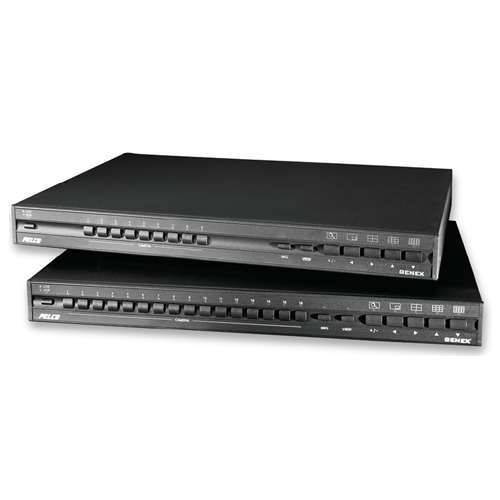 MX4009MD/MX4016MD Genex® 系列多画面处理器 黑白，双工， 9/16 路视频输入